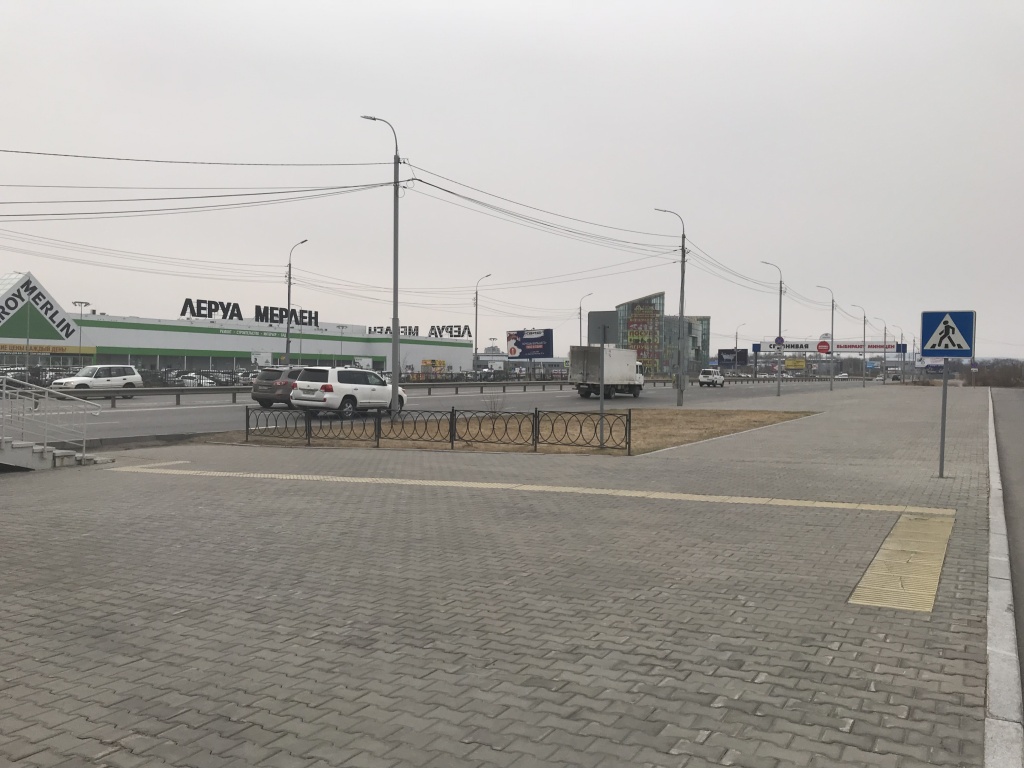 Тактильные указатель направления движения к виадуку для слабовидящих.JPG